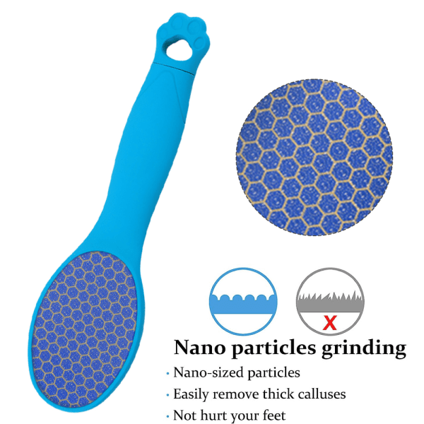 Fotfil, Nano Glass Callus Remover och Nagelklippare-fot