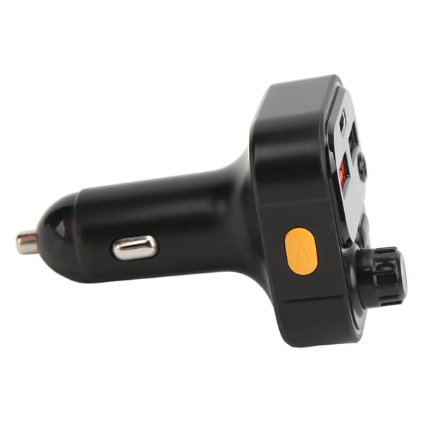 Avancerad Bluetooth 5.0 FM-sändare, icke-förstörande ljud bilradioadapter supersnabb PD3.0 billaddare stöder dubbla mikrofoner för sedanbilar