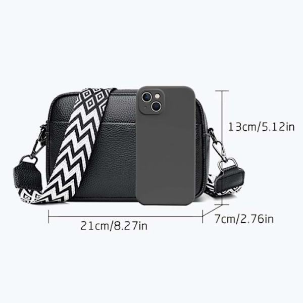 Crossbody-veske Skulderveske HVIT hvit white
