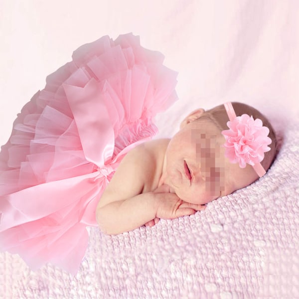 Blommig tutukjol Newborn Baby Girl Toddler 0-12 månader 1st