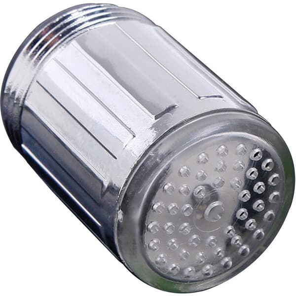 2 stk LED-lys Vannkran Spiss vask servant Probe Temperatur Aera