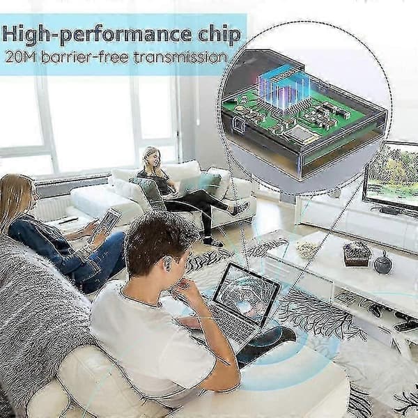 Kompatibel med USB Bluetooth 5.0 Adapter for PC Win10/8.1/8/7/Bluetooth Dongle