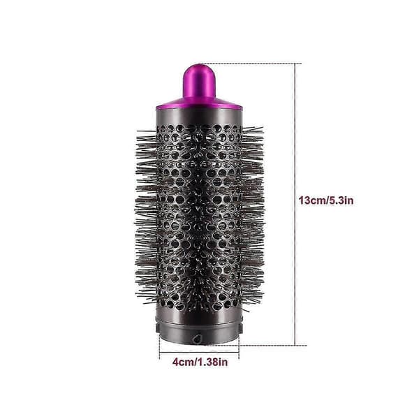 Sylindrisk kam og adapter egnet for Styler / Supersonic hårføner tilbehør, krølltang, roserød og grå-B8