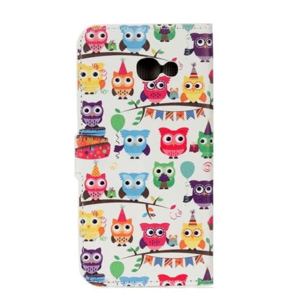 Wallet Case, Samsung Galaxy A5, 2017, Owls At Party