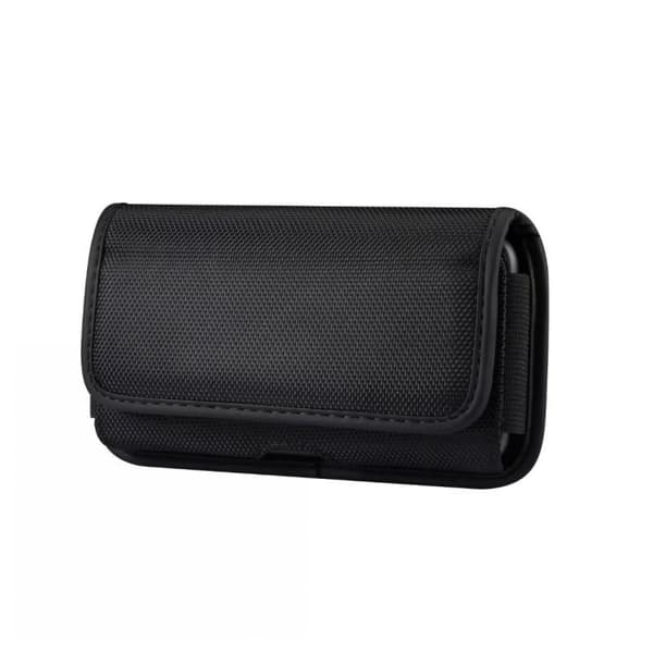 Belteklipsveske for iPhone 13 12 11 Pro Max XR, Horisontal Nylon U