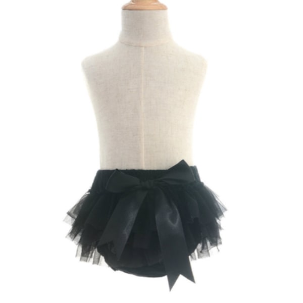 Baby tutu kjol med cover, för 1-2. födelsedag, Svart, M