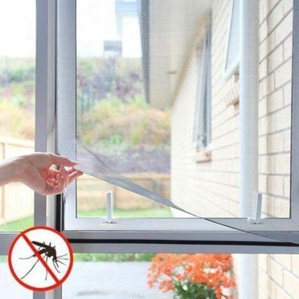 Anpassningsbara magnetiska fönsterskärmar, justerbart fönsternät för alla storlekar mindre än 60x40 tum med premiumdensitet glasfiber, integritetsskydd