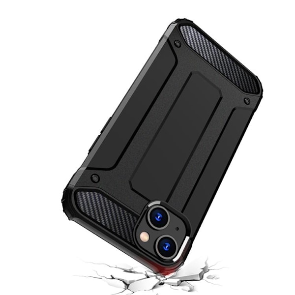 iPhone 15 Mobilskal Hybrid Armor - Svart