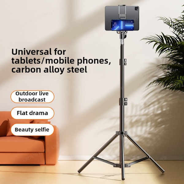 Flexi-Focus Stativ, Lättviktigt & Robust Stativ i Kollegerat Stål för Smartphones & Tablets, Med Robust Portabel Design & Bluetooth