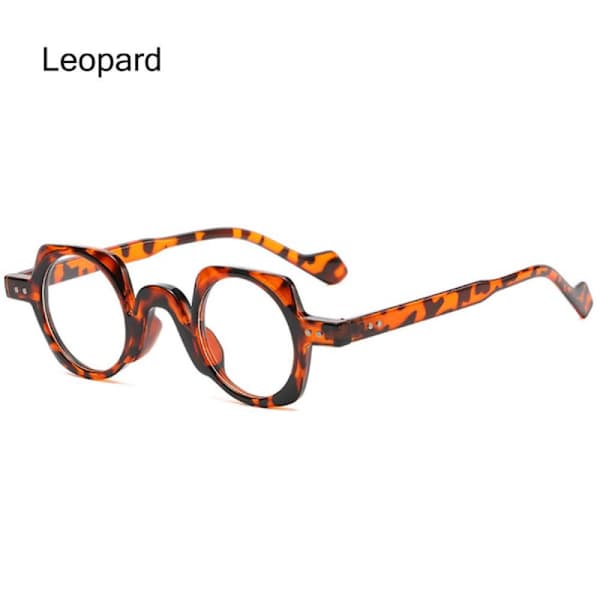 Blålysblokerende briller Receptfrie briller KLAR Klar Champagne Leopard