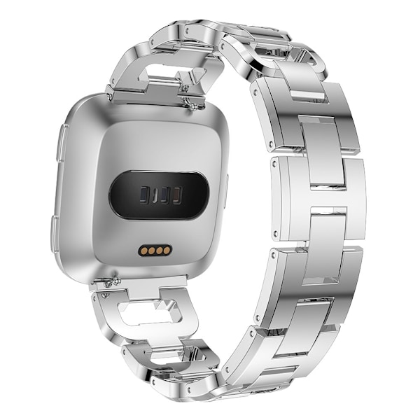 Rhinestone Metallarmband Fitbit Versa/Versa 2 Silver