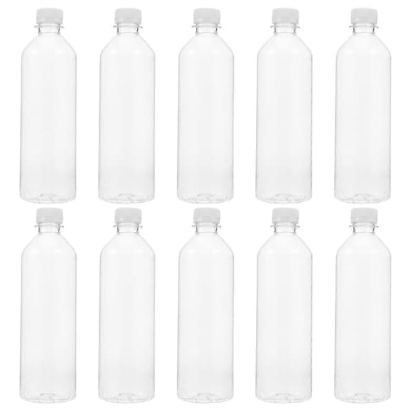 10 kpl 500 ml mehupulloja juomapulloja luovia vesipulloja (läpinäkyvä)