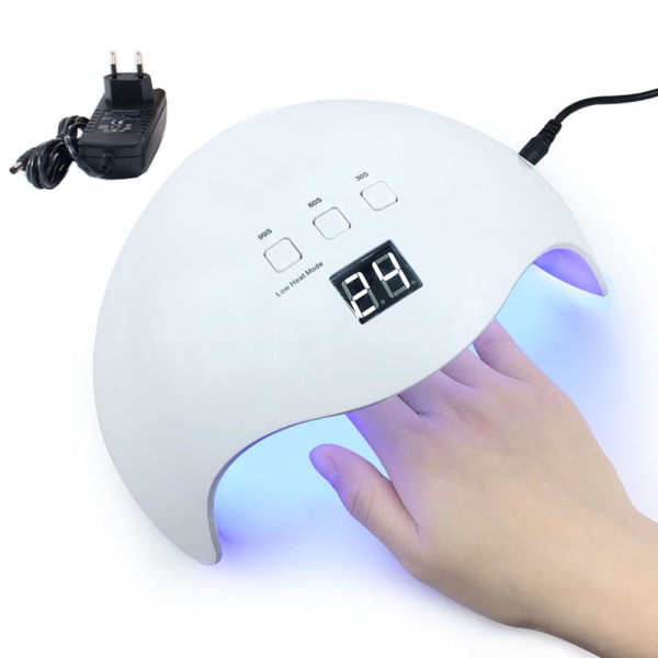 Nageltork 48W 21 LED-lampor, UV LED-nagellampa för gelnaglar,