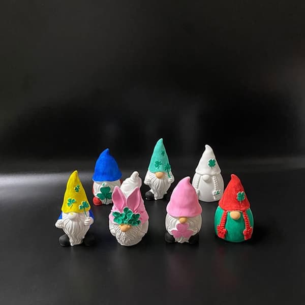 3D Gnome Epoksyharpiksform, Påske Gnome Former Gnome H