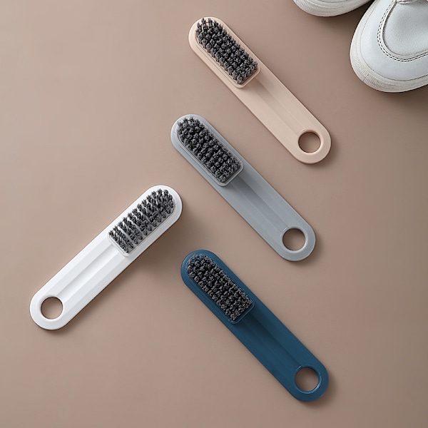 Glansförstärkande Skrubbborste, Ergonomiskt Designad För Skovård Av Mocka och Frostat Läder, Mjuka Borst, Lättviktig, Hållbar Och Slitstark