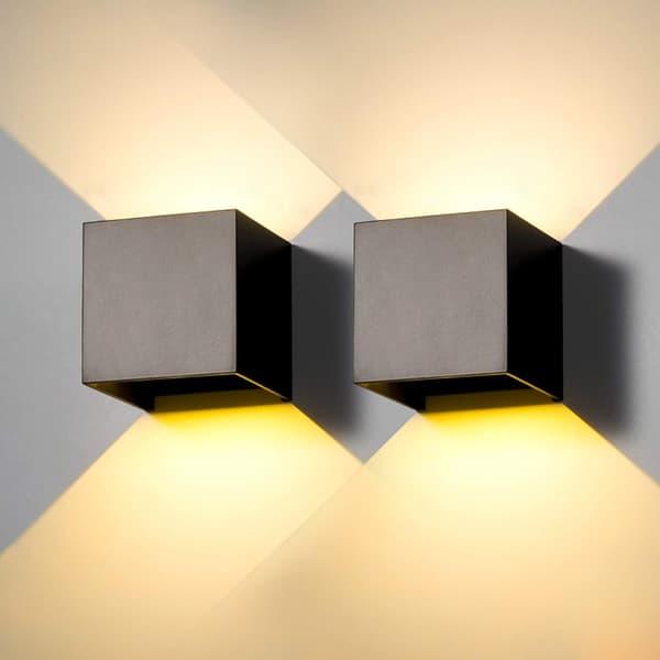 2 kpl LED-seinävalaisinta sisä- ja ulkokäyttöön Moderni ulkoseinävalaisin Bla