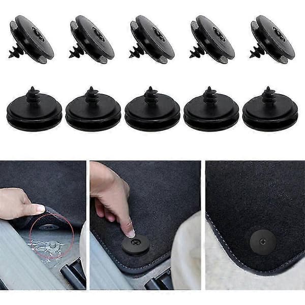 8 stk. Bilmåtteclips Bilmåtteclips Universal Bilmåtteclips Anti-skrid Tæppeklips Holder Bilmåtteclips