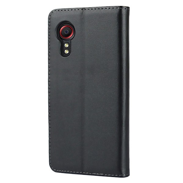 Plånboksfodral Samsung Galaxy Xcover 5 i Svart Läder Svart