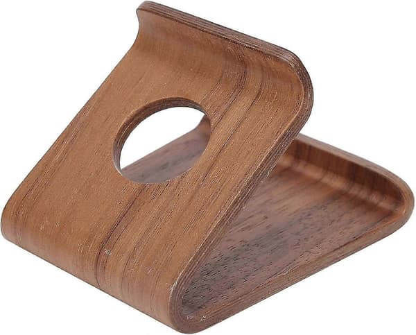 Mobiltelefonholder Tablet PC Base Tre Tabletstativ (valnøtt)
