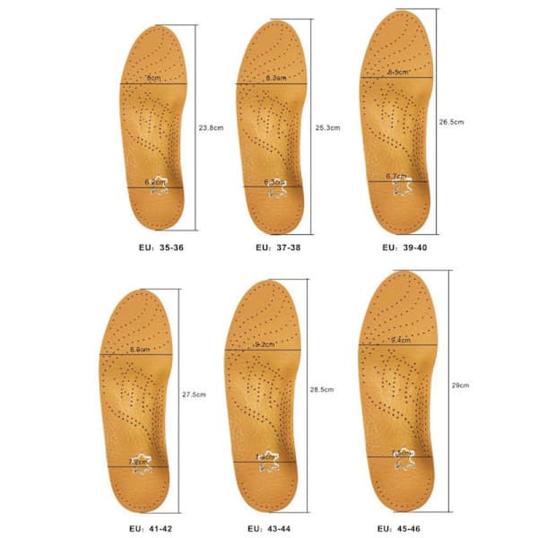 Arch Ortopedisk Innersula Massage Fotdyna 39/40 39/40 43/44