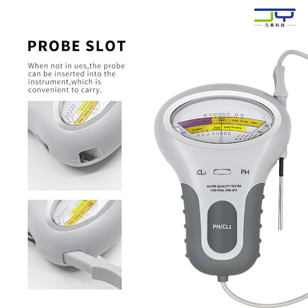 2 i 1 pH klor tester PC-102 pH tester klor vannkvalitet