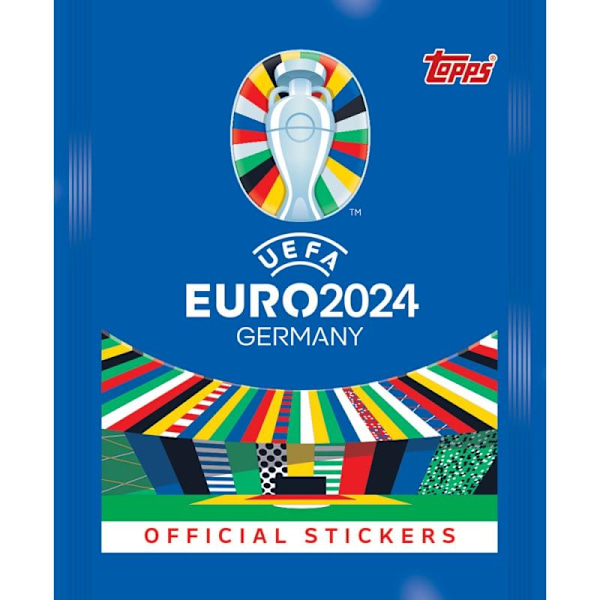 EURO 2024 Stickers Booster Pack multifärg