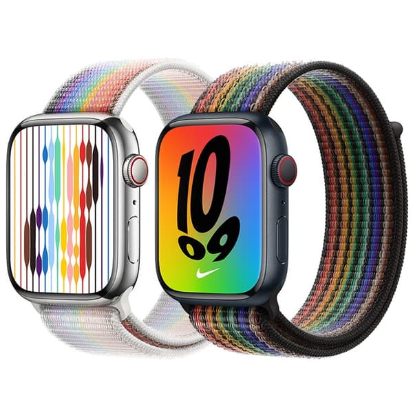 Apple Watch SportLoop Pride Valkoinen 42 / 44 / 45 MM