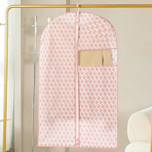 3-pack rosa klädskydd (3L 60x120cm) Långtidsförvaring för Ja