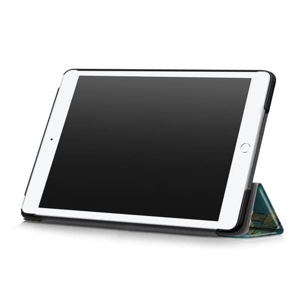 iPad 10.2 2019/2020/2021 Etui Tri-Fold Ferskenblomst