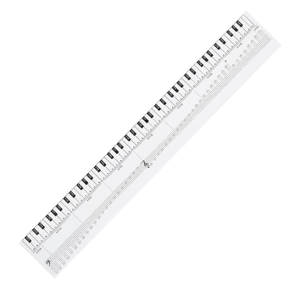 Keyboard Piano Finger Simuleringsøvelsesguide Undervisningshjelp 88 Tangentnotediagram
