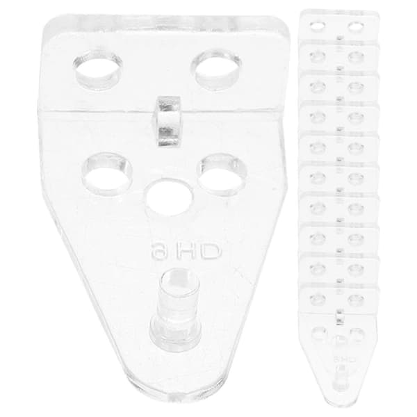 20 stk. persiennevippekrok i plast, solide skoddekroker