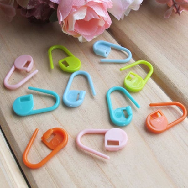 Säkerhetsnålar / Stickmarkörer i Plast, 50 pack