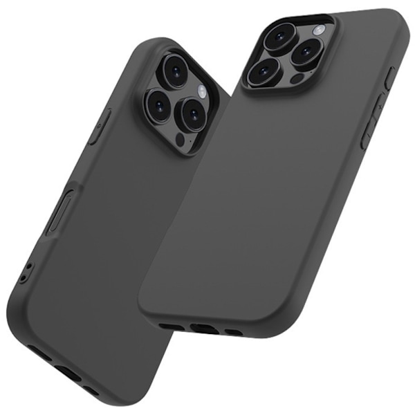 SKALO iPhone 16 Pro Mattsvart Ultratunn TPU-Skal Svart