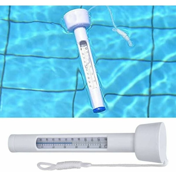 Portabel Flytande Vattentermometer för Exakta Poolmätningar, Vattentätt och Hållbart Material Säkerställer Pålitlighet
