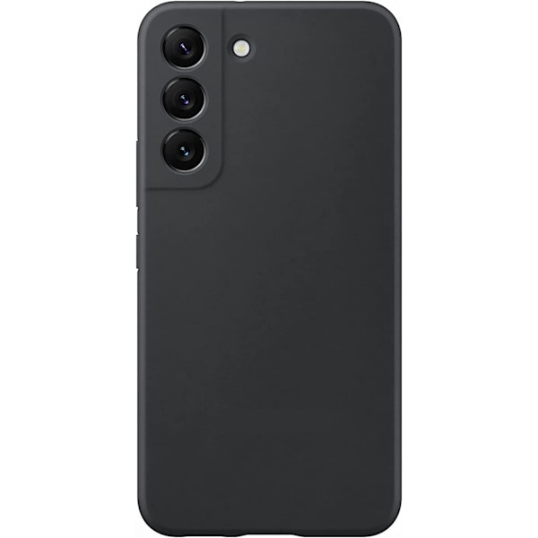 Gummietui til Samsung S22, Mat Overflade, Sort