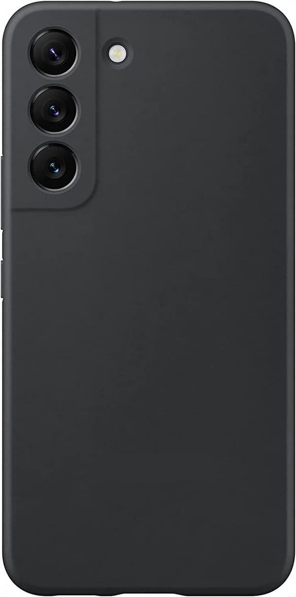 Gummiskal för Samsung S22, Matt Yta, Svart