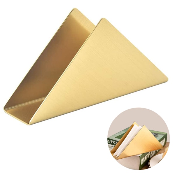 Servetthållare, Servetthållare för Bordskök - Guld Färg