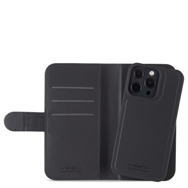 holdit iPhone 13 Pro - 2in1 Magnet Fodral / Skal - Svart Svart