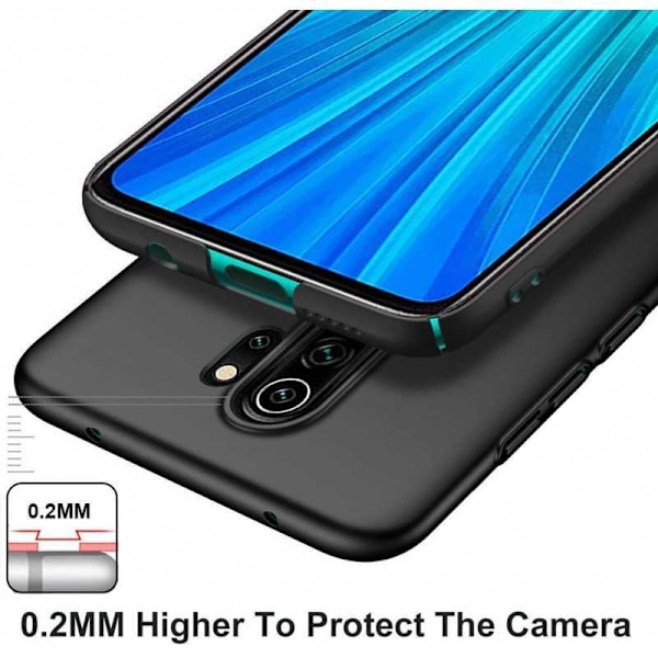 Xiaomi Redmi Note 8 Pro Tunt Mattsvart Skal Basic V2 Svart