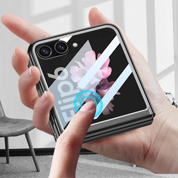 Galaxy Z Flip 6 Skal Hybrid Transparent