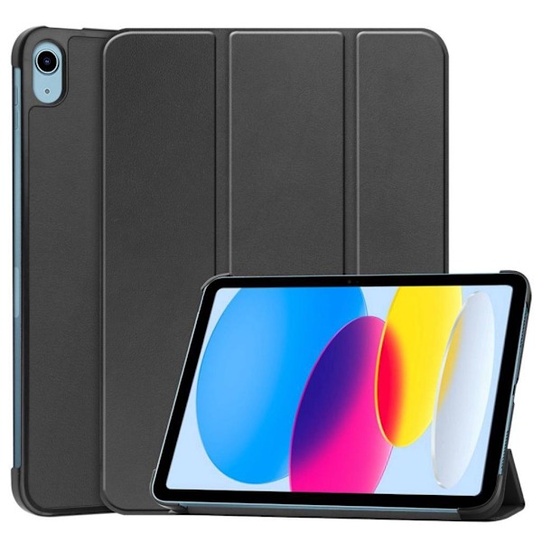 iPad 10.9" 10th Gen (2022) tri-fold fodral - Svart Svart
