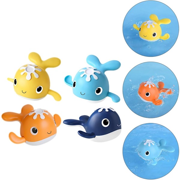 4-pack Uppdragbar Val Spädbarnsbadleksak Utbildande Baby Leksaker