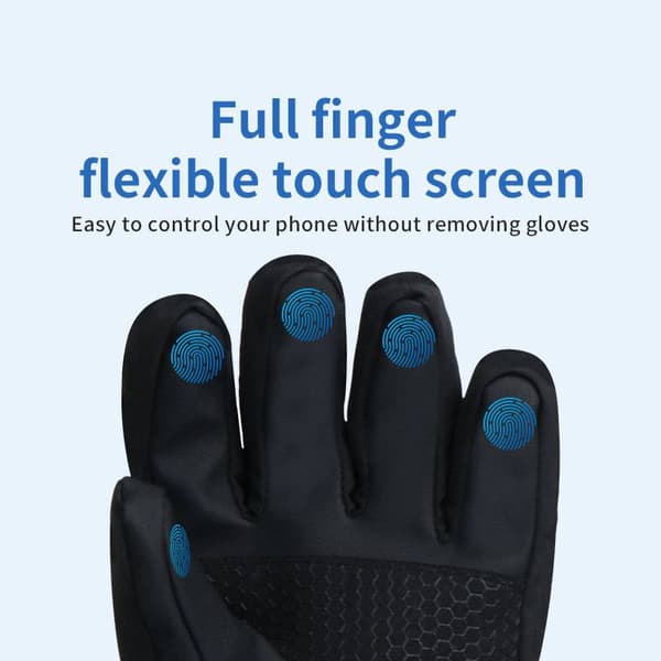 Unisex oppvarmede hansker - 7,4V 2 polymer litiumbatteri, vinterhansker
