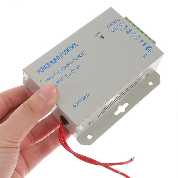 AC 110-240V til DC 12V 3A strømforsyning til dørkontrolsystem, verdensomspændende spænding