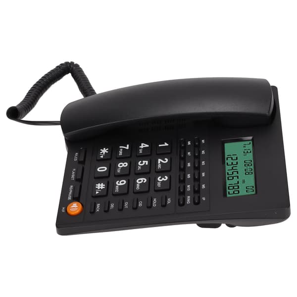 Fasttelefon Håndfri Anrop Bordtelefon for Hjemmekontor Hotell