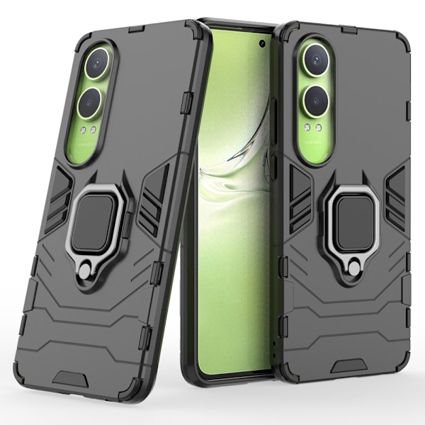 SKALO OnePlus Nord CE4 Lite 5G Armor Hybrid Metallring skal - Sv Svart