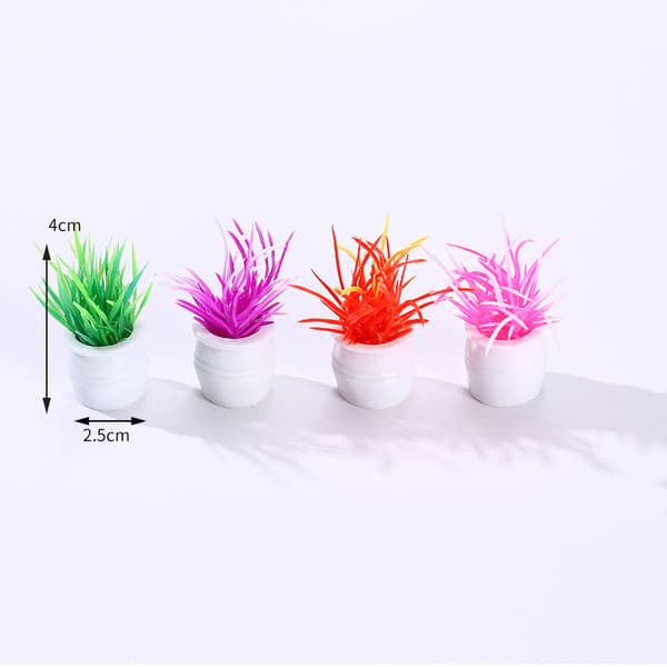 3-5 cm simulation potte engros mini færdig plantemodel rund
