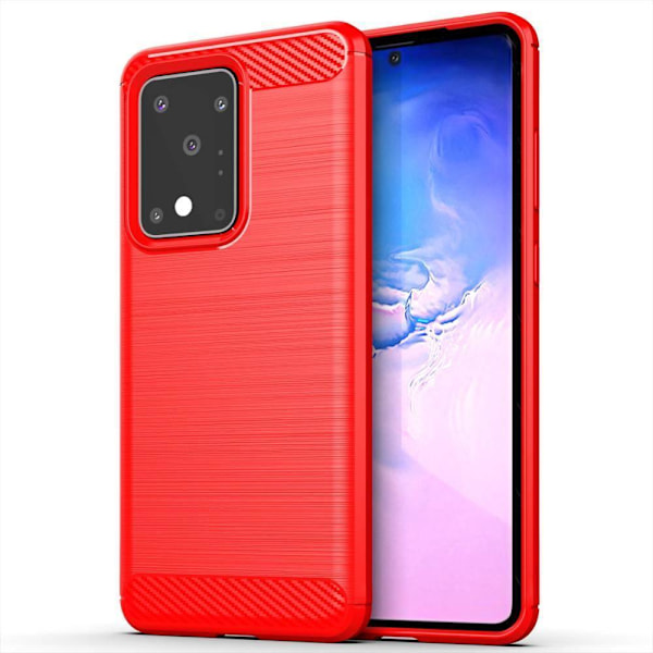 Stöttåligt Armor Carbon TPU-skal Samsung S20 Ultra - fler färger grå