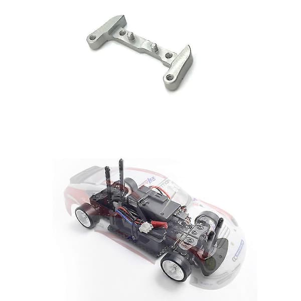 Metall Frontfangerfeste For Mini-q 1/28 Rc Drift Bil Oppgraderingsdeler, sølv