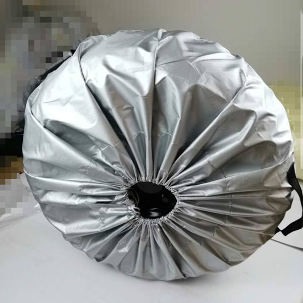 4 Säsong 65×37cm Däckskydd Fodral Däckskydd Förvaringsväskor Bil Silver